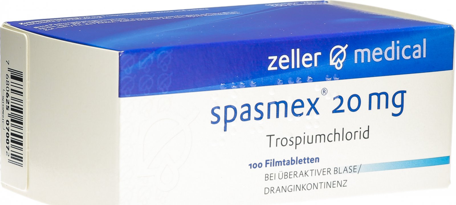 Spasmex Filmtabletten 20mg (neu) 100 Stück in der Adler Apotheke