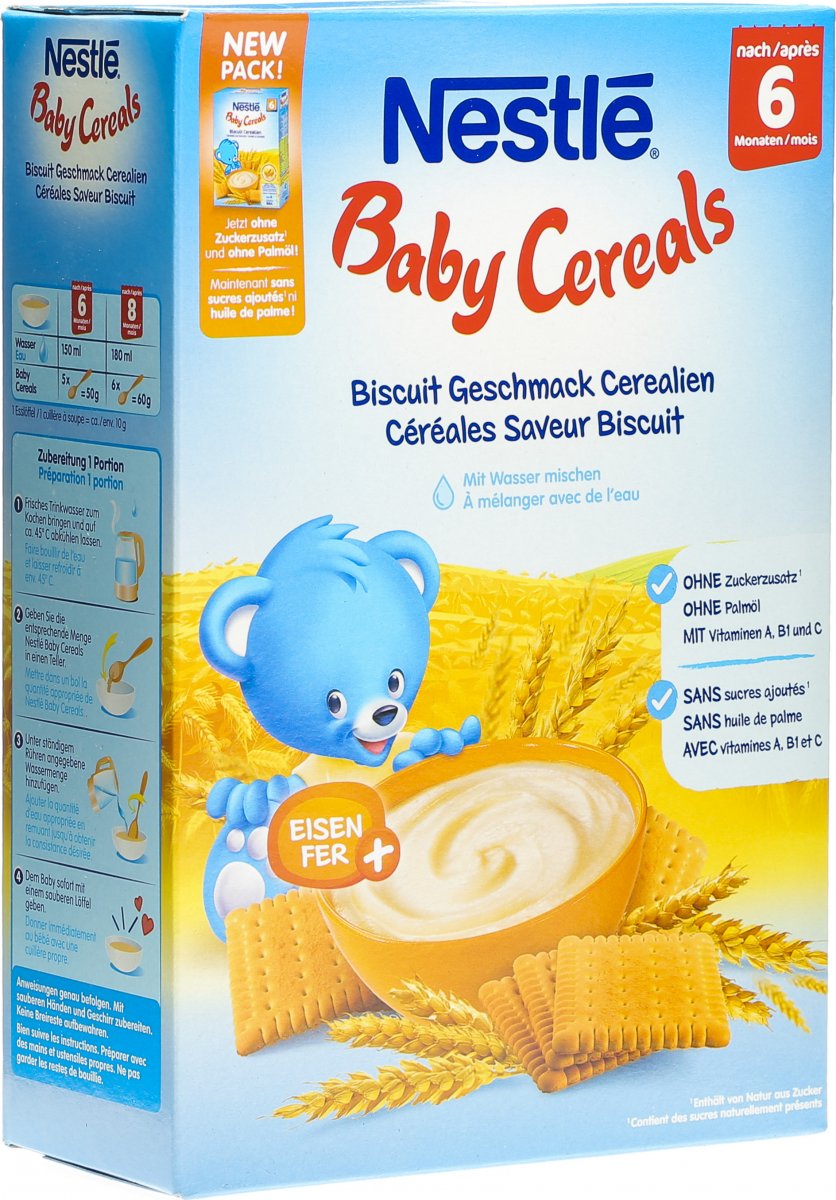 Nestle Baby Cereals Biscuits Cerealien 6m 450g in der Adler Apotheke