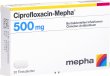 Produktbild von Ciprofloxacin Mepha Filmtabletten 500mg 20 Stück