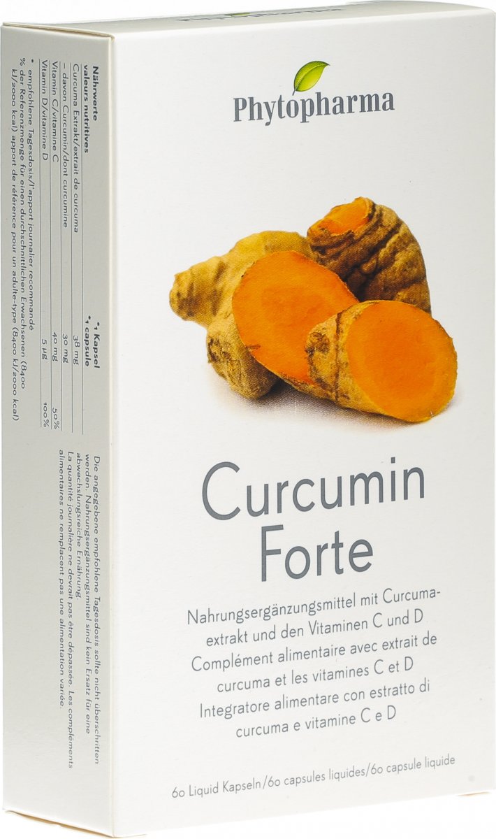 Phytopharma Curcumin Forte Liquid Kapseln 60 Stück in der Adler Apotheke