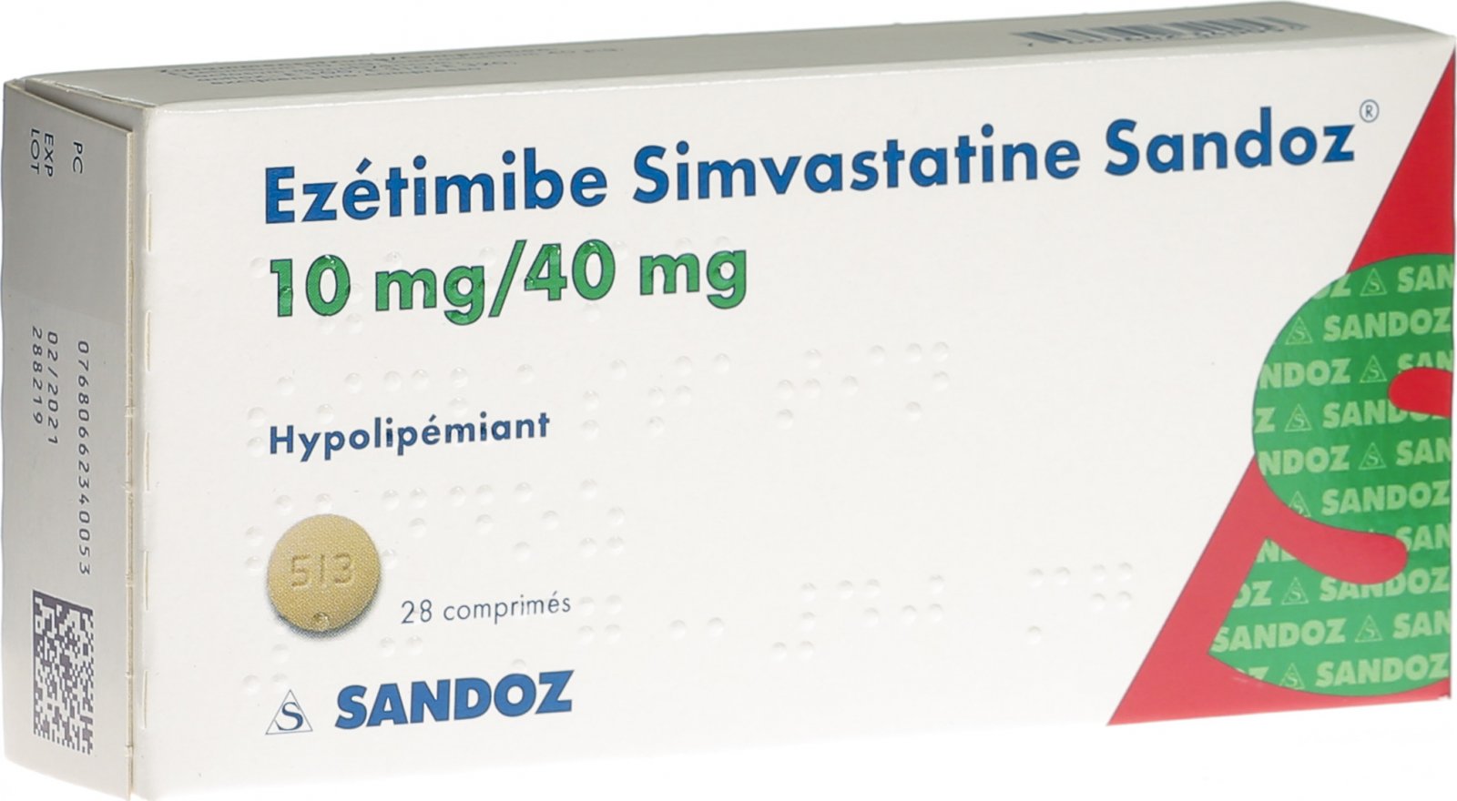 Ezetimib Simvastatin Sandoz Tabletten 10/40mg 28 Stück in der Adler