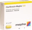 Produktbild von Clarithrocin Mepha Lactabs 250mg 20 Stück