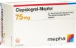 Produktbild von Clopidogrel Mepha Lactabs 75mg 84 Stück
