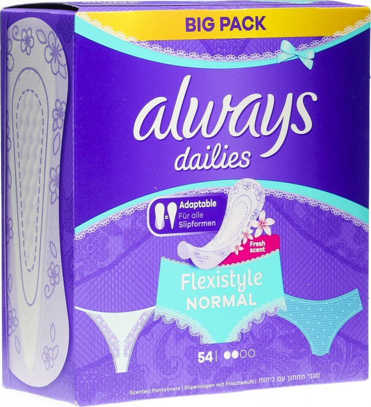 Panty Liner Size Chart Panty Liner Size Chart