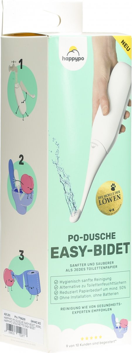 Happypo Po-Dusche Easy Bidet 300ml weiss in der Adler Apotheke