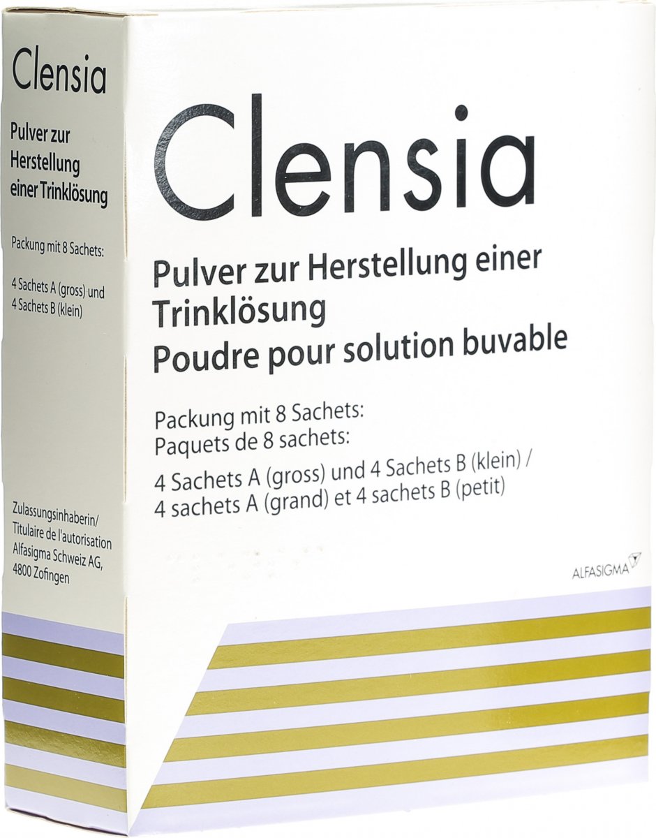 Clensia Pulver Beutel 8 Stück in der Adler Apotheke