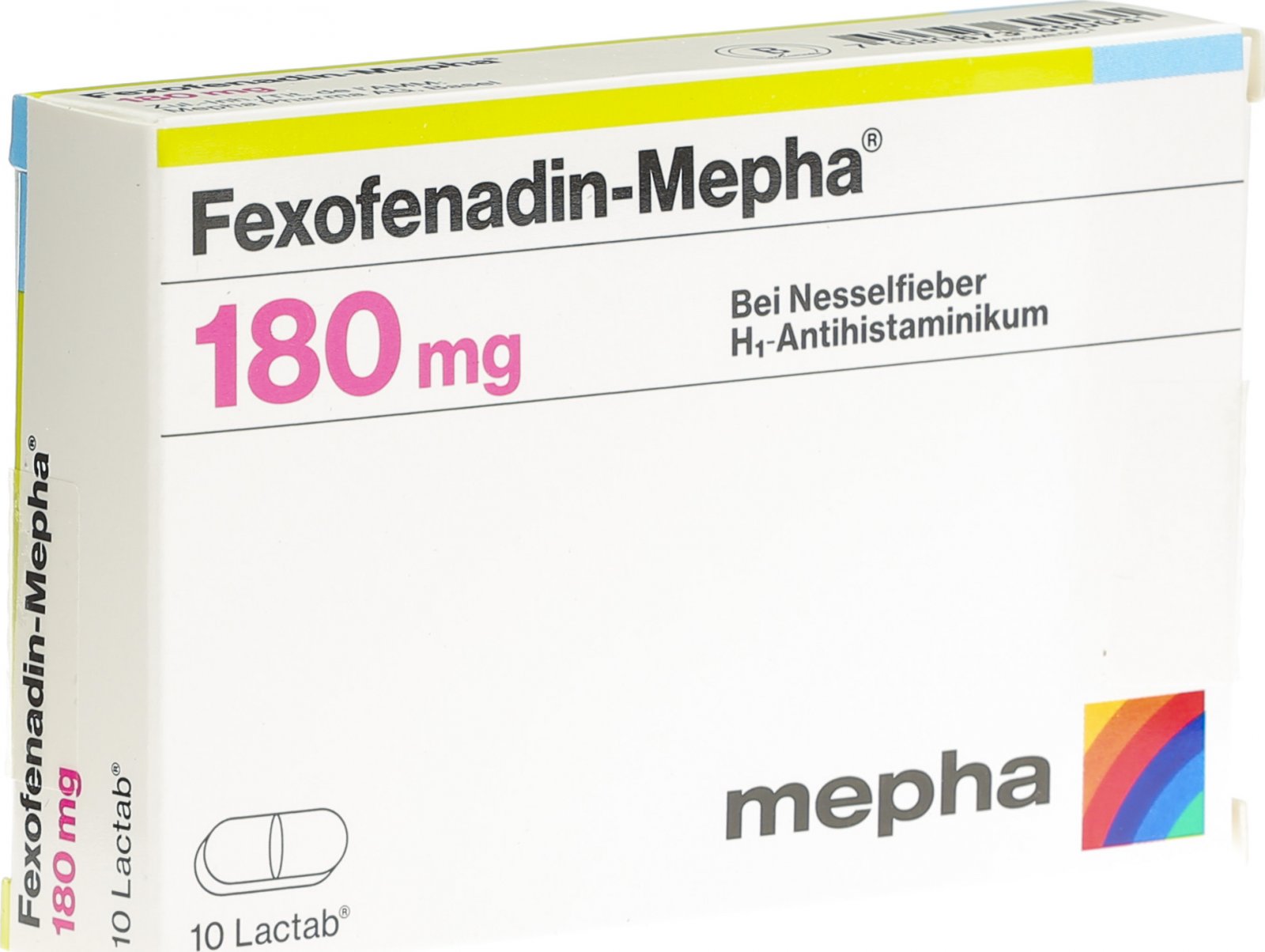 Fexofenadin Mepha Lactab 180mg 10 Stück in der Adler Apotheke