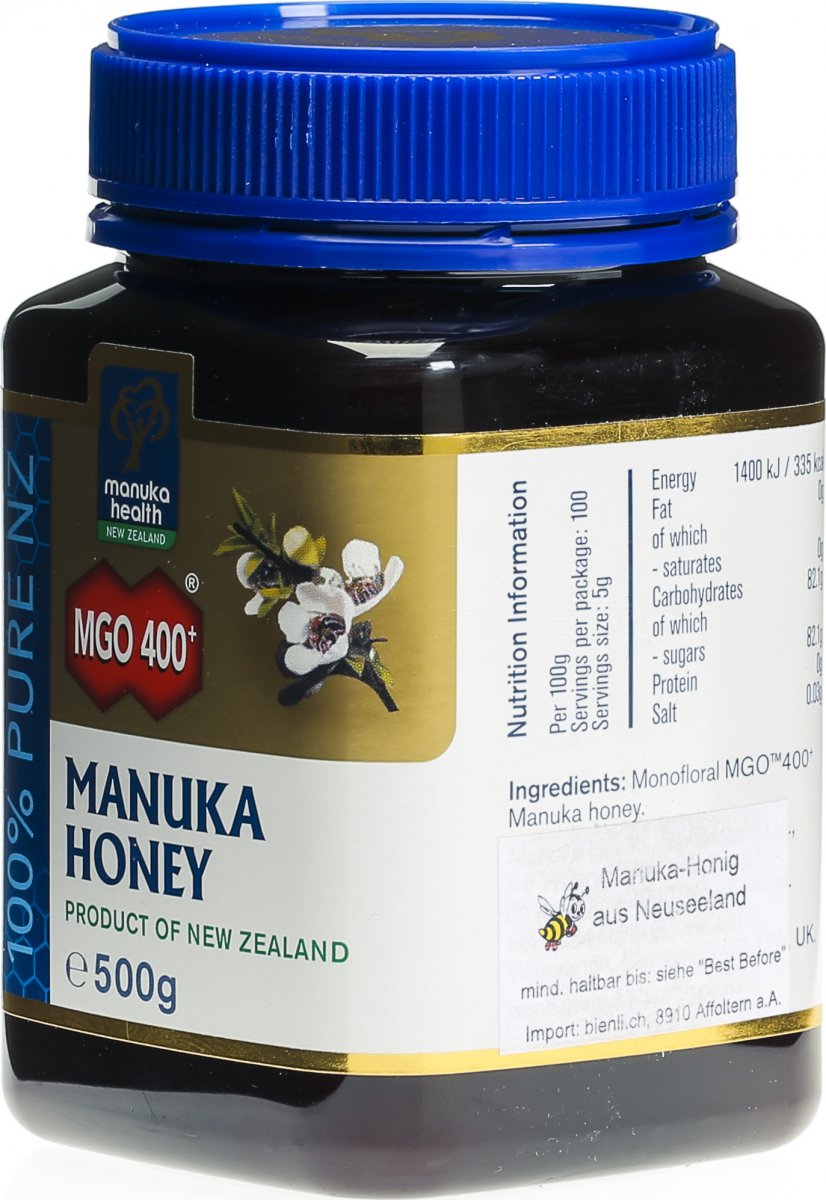 Manuka Honig MGO 400+ Manuka Health 500g in der Adler Apotheke