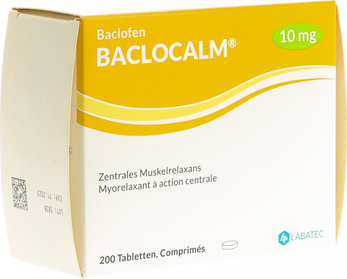 Baclocalm Tabletten 10mg 200 Stück in der Adler Apotheke