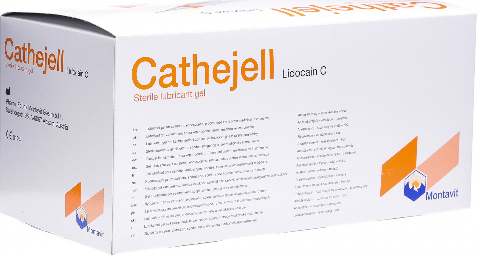 Cathejell Gel Lidocain 25x 12.5g in der Adler Apotheke