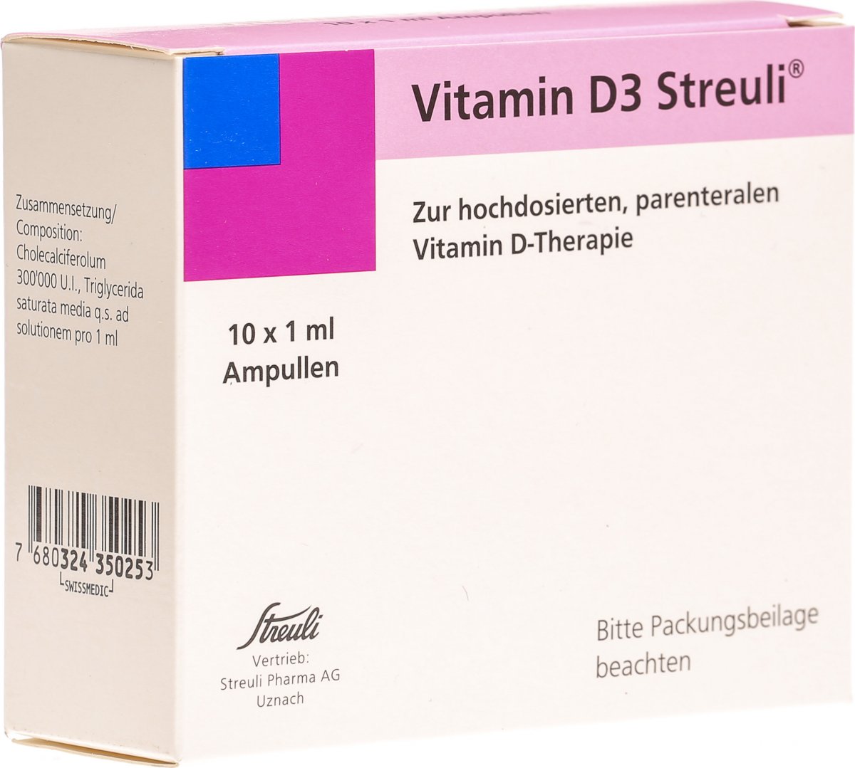 Vitamin D3 Streuli Injektionslösung 300000 Eml 10x 1ml In