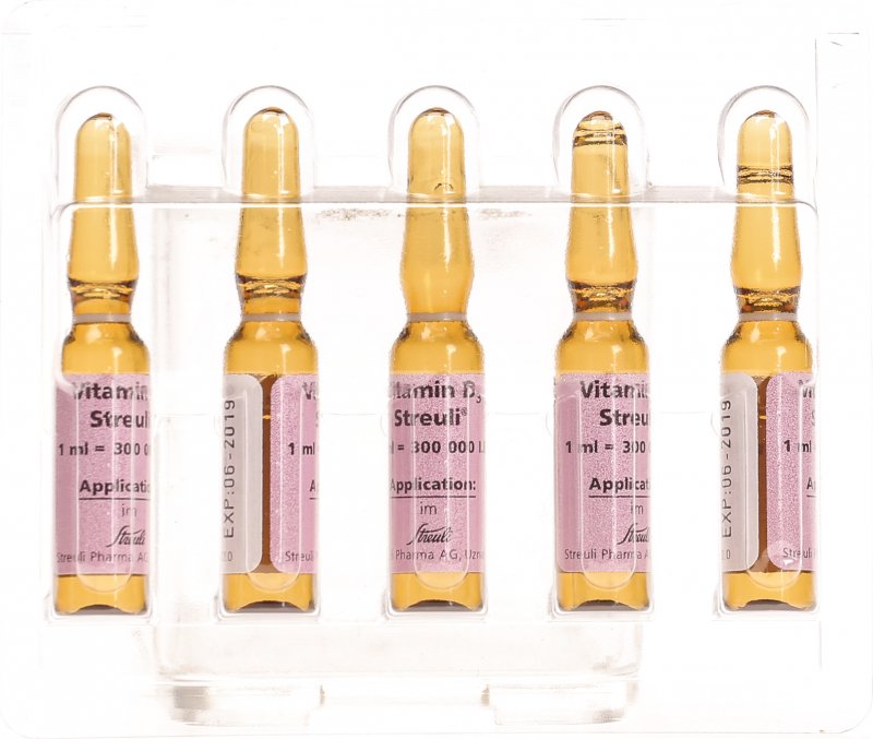 Vitamin D3 Streuli Injektionslösung 300000 E/ml 10x 1ml in der Adler Apotheke