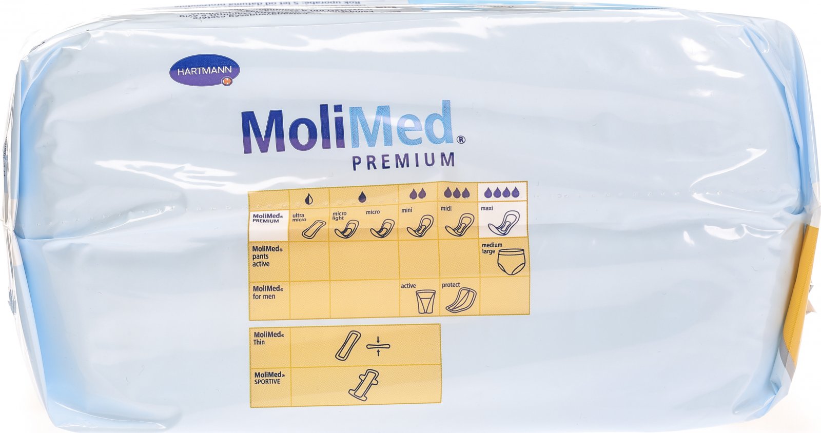 MoliMed Premium maxi Inkontinenz Einlagen 14 Stück in der Adler Apotheke