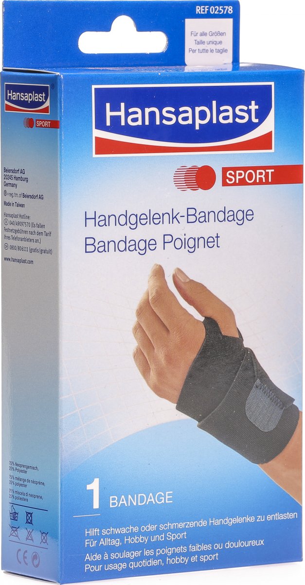 Hansaplast Handgelenk Bandage in der Adler Apotheke