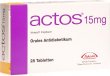 Actos Tabletten 15mg 28 Stück