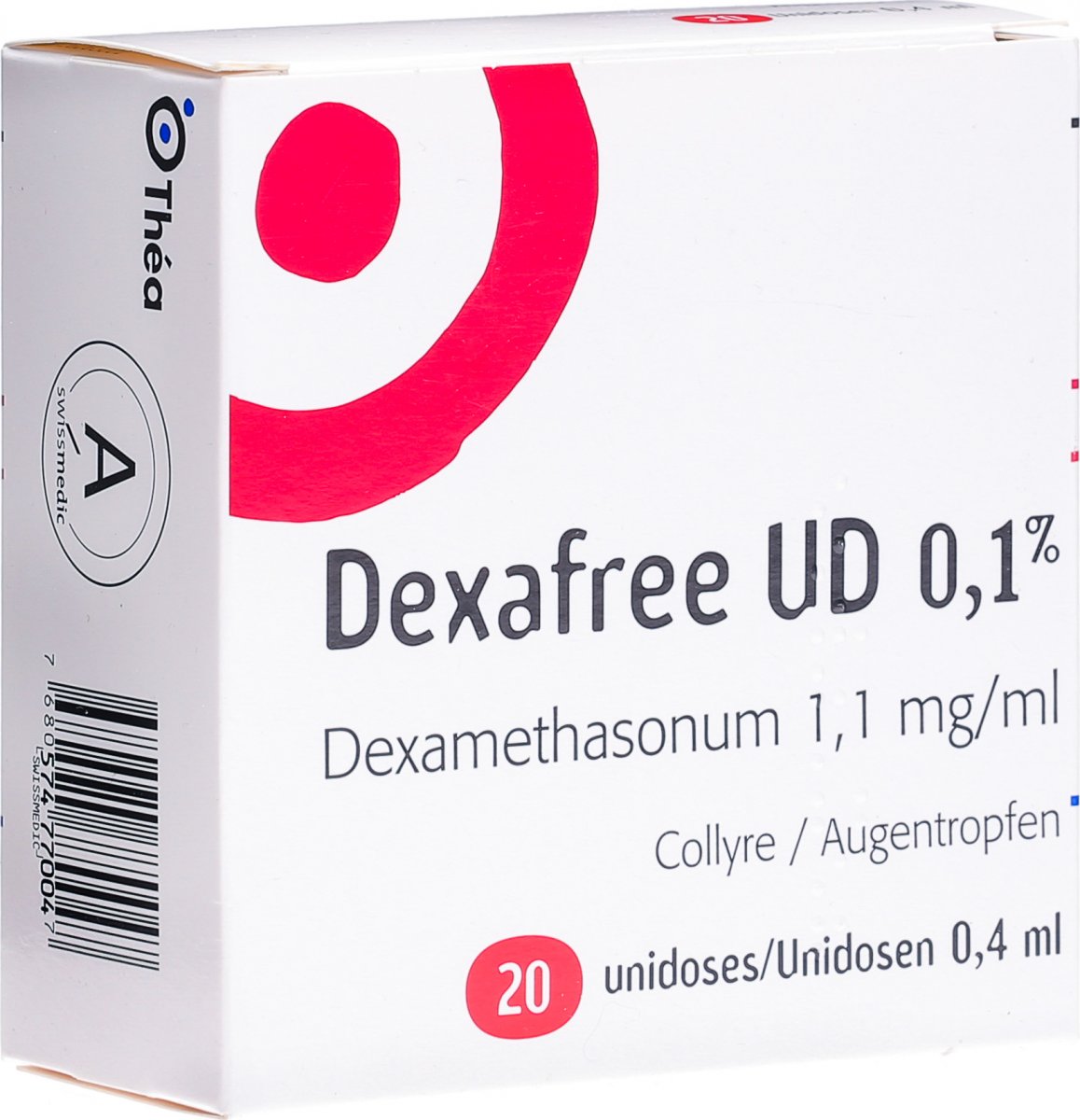 Dexafree UD Augentropfen 0.1 20 Monodosis 0.4ml in der Adler Apotheke