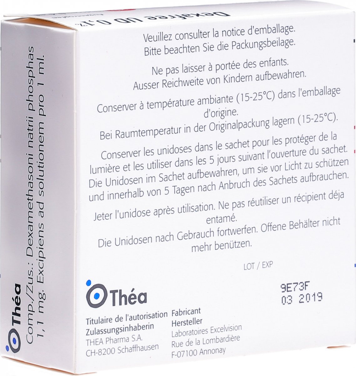 Dexafree UD Augentropfen 0.1 20 Monodosis 0.4ml in der Adler Apotheke
