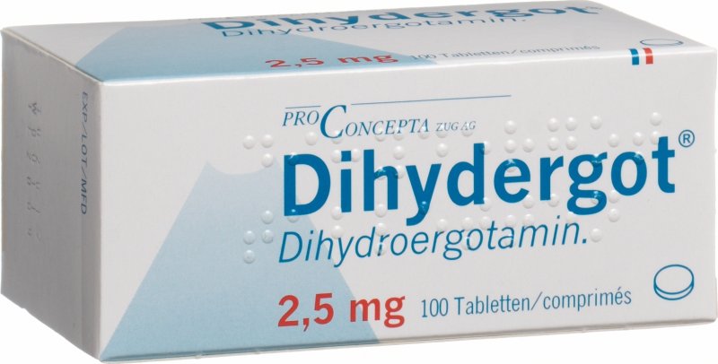Dihydergot Tabletten 2.5mg 100 Stück in der Adler Apotheke