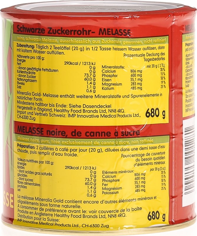Schwarze Melasse Schwarze Melasse
