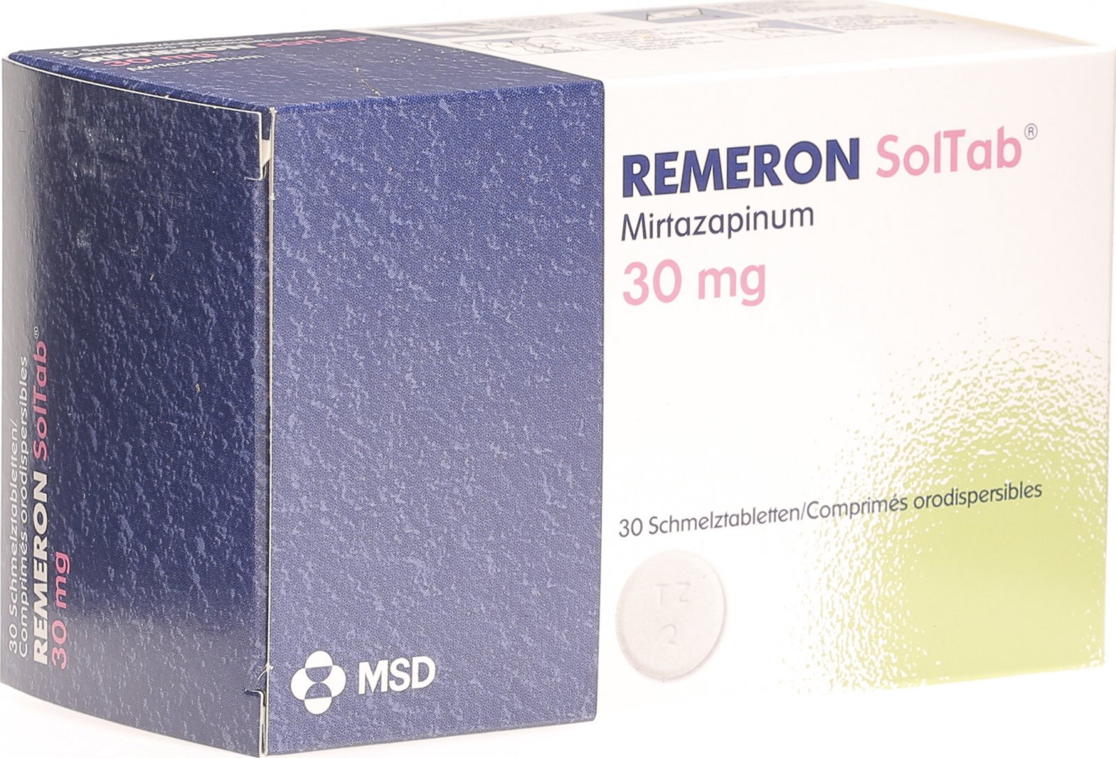 Remeron Soltab Schmelztabletten 30mg 30 Stück in der Adler Apotheke