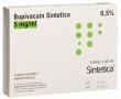 Bupivacain Sintetica Injektionslösung 0.5% 5 Ampullen 20ml