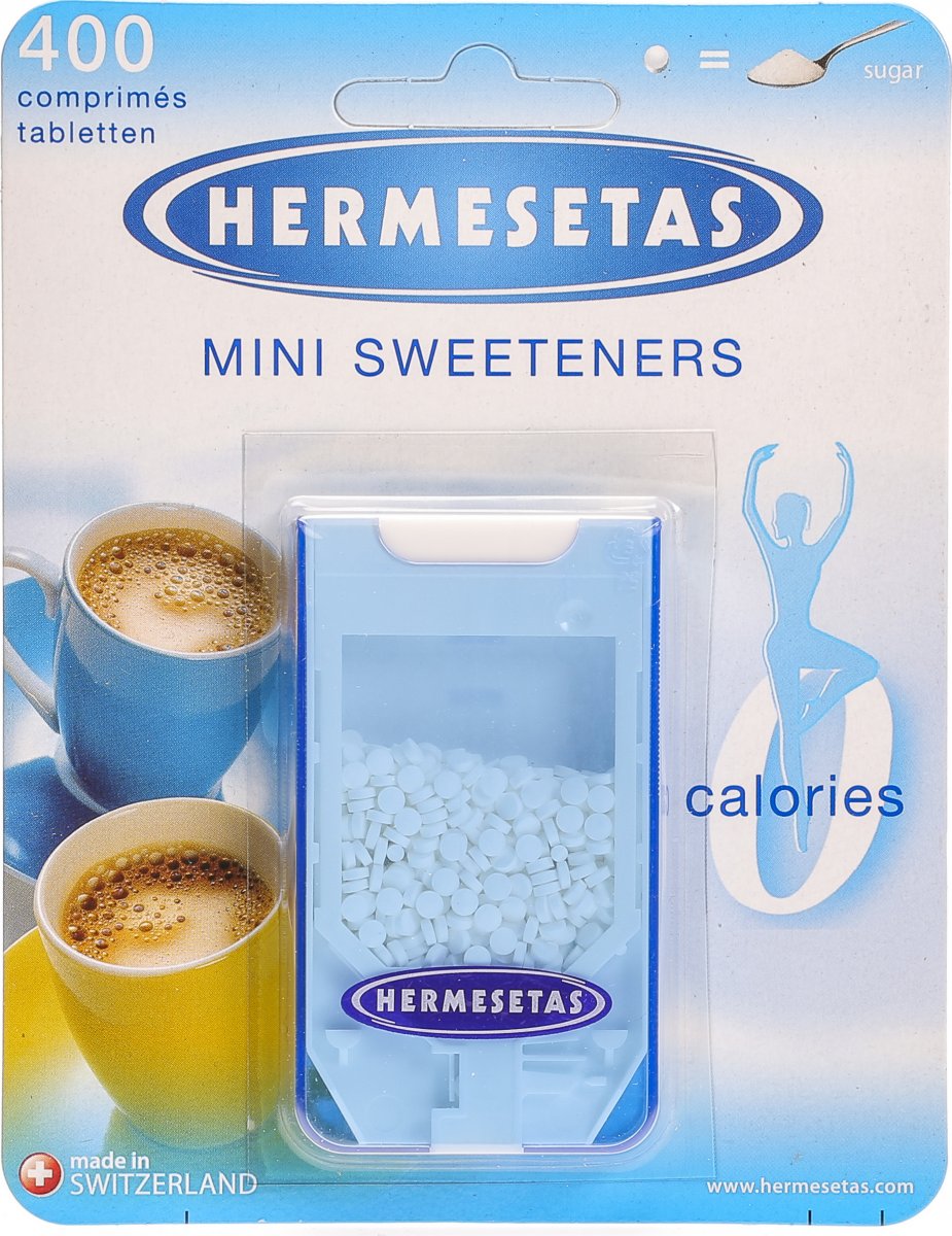 Hermesetas Tabletten Disp 400 Stück in der Adler Apotheke