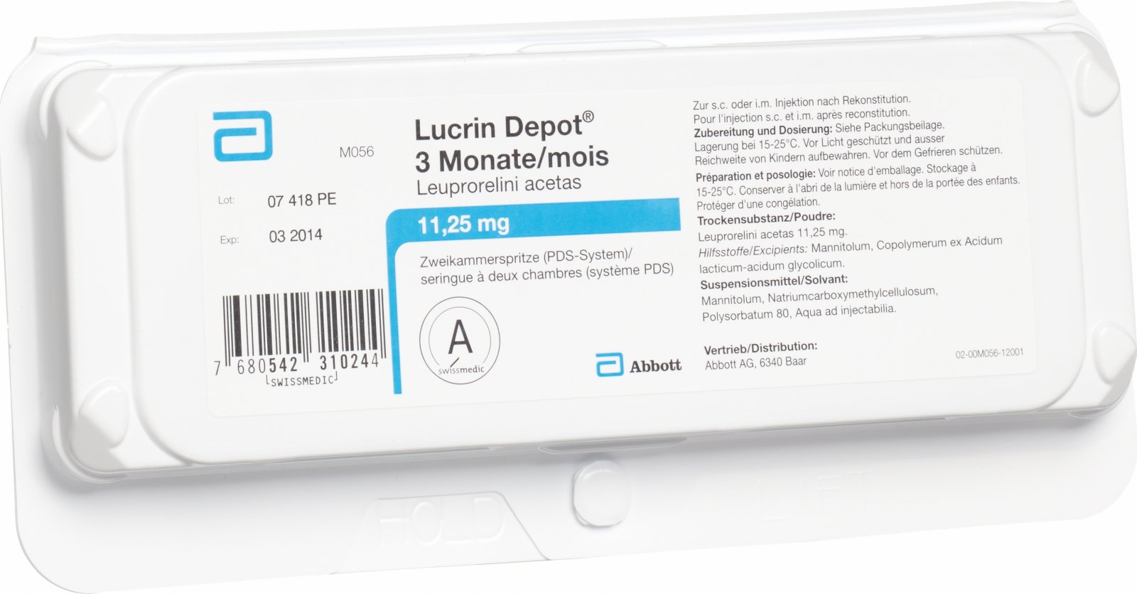 Lucrin Depot Pds Trockensubstanz 11.25mg Fertigspritze in der Adler