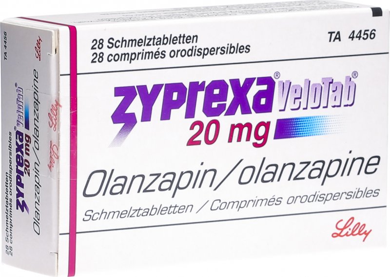 Zyprexa Velotab Tabletten 20mg 28 Stück in der Adler Apotheke