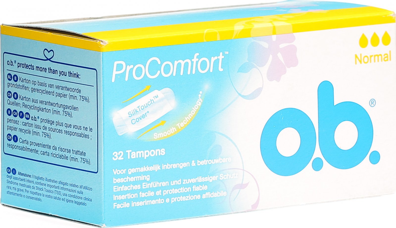 Ob Tampons Pro Comfort Normal 32 Stück in der Adler Apotheke