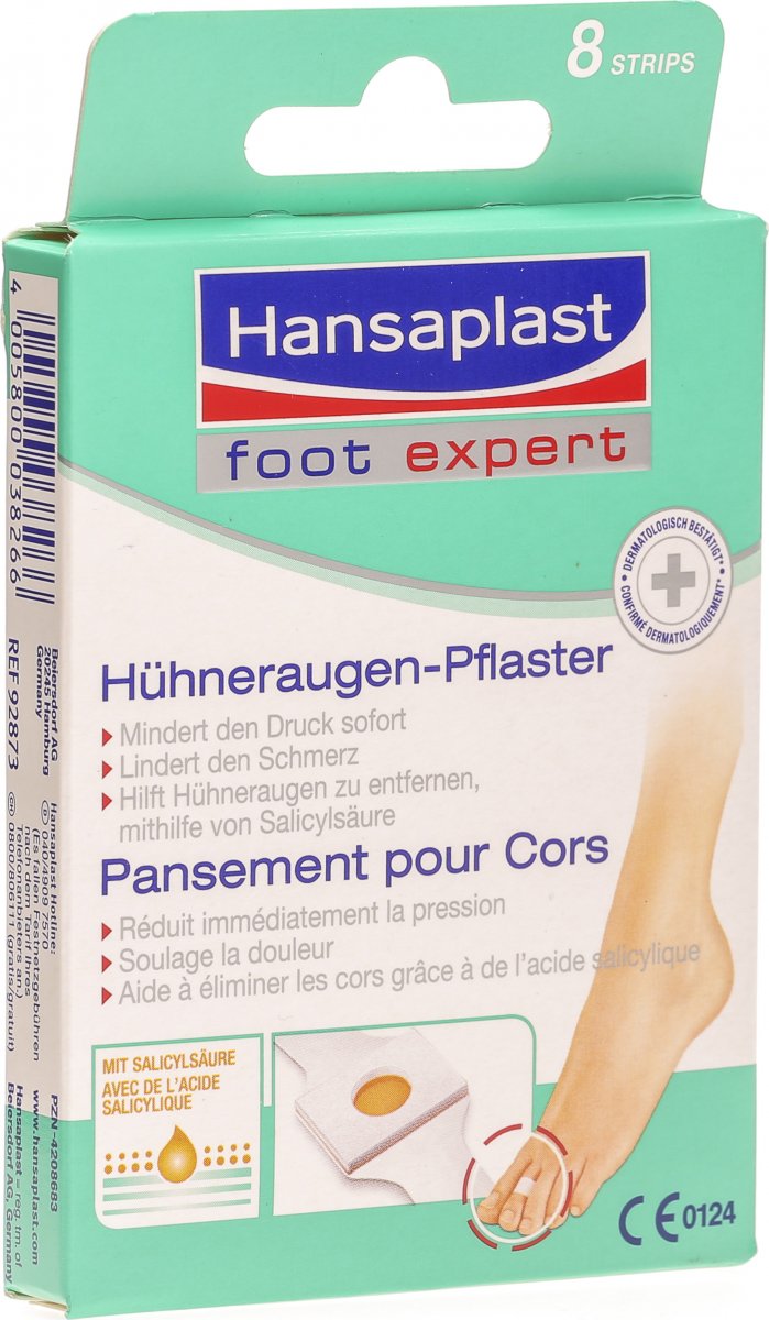 Hansaplast foot expert Huehneraugenpflaster 8 Stück in der Adler Apotheke