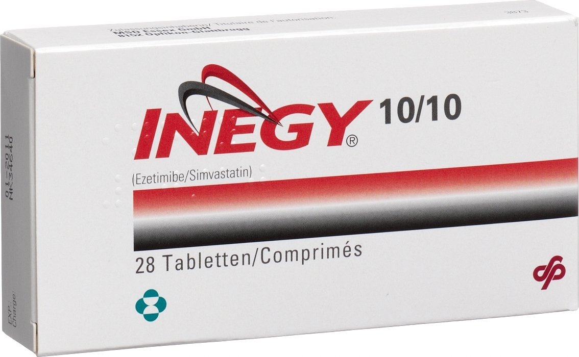 Inegy Tabletten 10/10mg 28 Stück in der Adler Apotheke