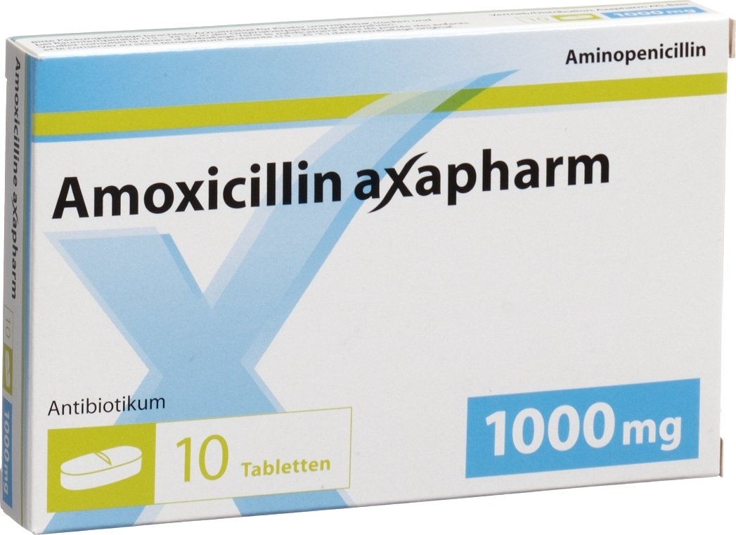 Amoxicillin Axapharm Tabletten 1000mg 10 Stück in der Adler Apotheke