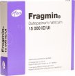 Produktbild von Fragmin Injektionslösung 15000 E/0.6ml 5 Fertigspritzen 0.6ml