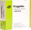 Produktbild von Fragmin Injektionslösung 7500 E/0.3ml 10 Fertigspritzen 0.3ml