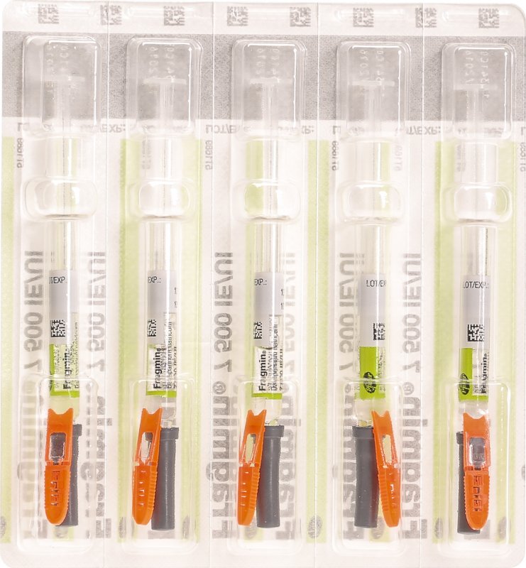Fragmin Injektionslösung 7500 E/0.3ml 10 Fertigspritzen 0.3ml in der Adler Apotheke