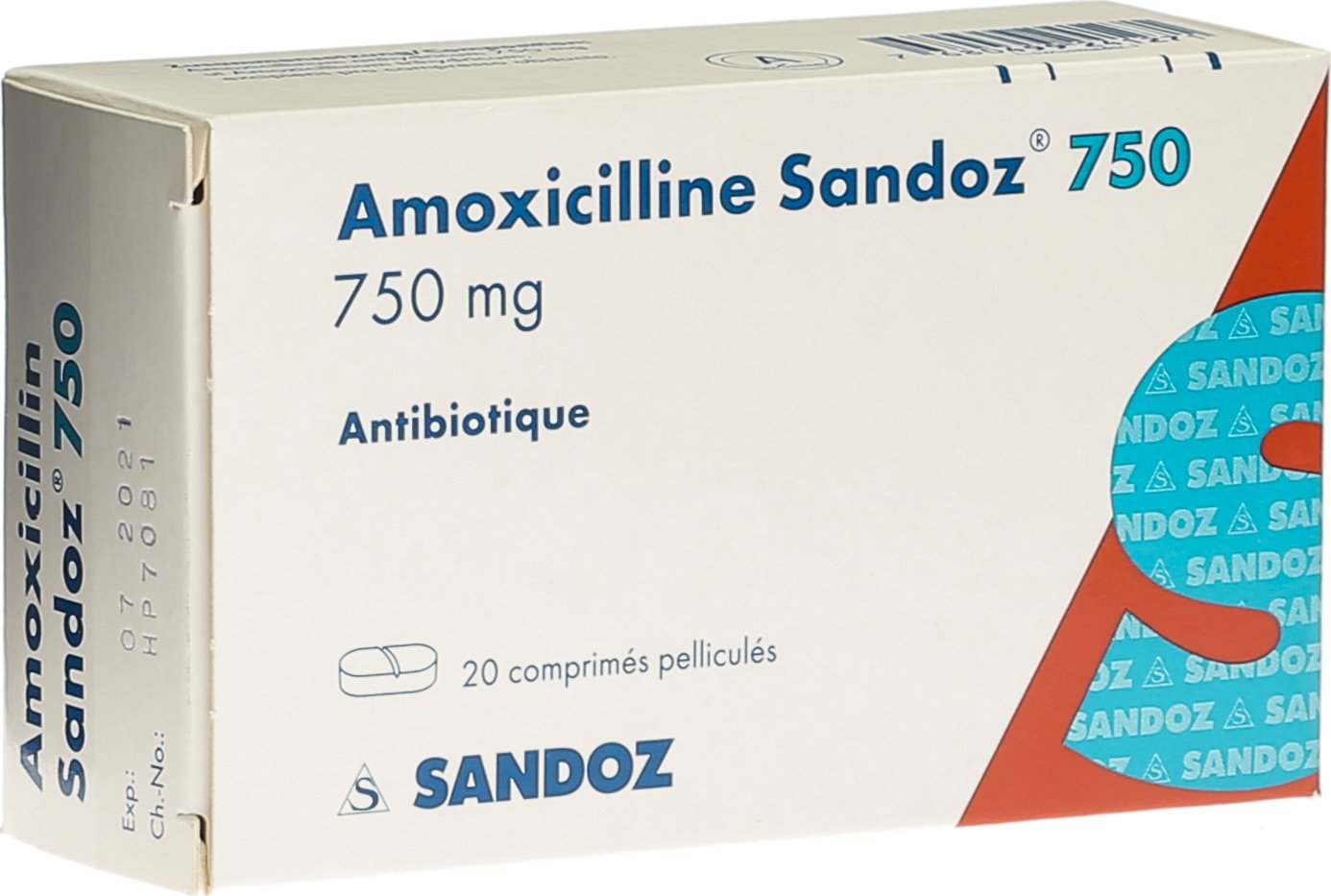 Amoxicillin Sandoz Filmtabletten 750mg Stkan In Der Adler Apotheke