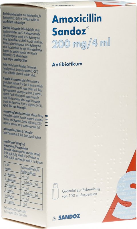 Amoxicillin für kinder