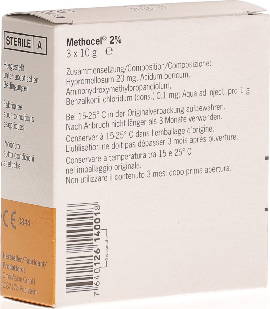 Methocel brand label
