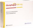 Produktbild von Glucophage 500 Filmtabletten 500mg 50 Stück