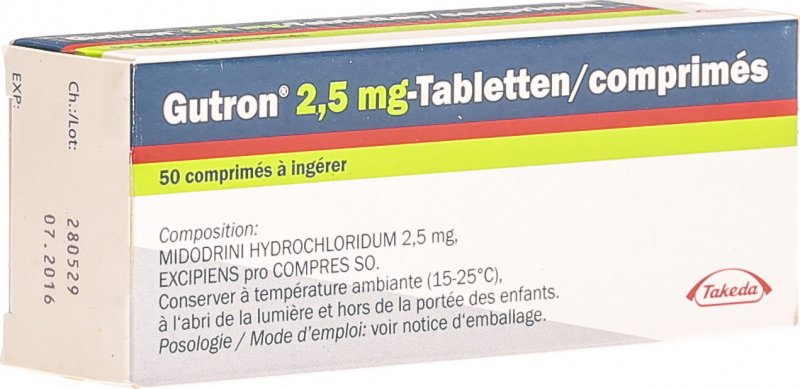 Gutron Tabletten 2.5mg 50 Stück in der Adler Apotheke