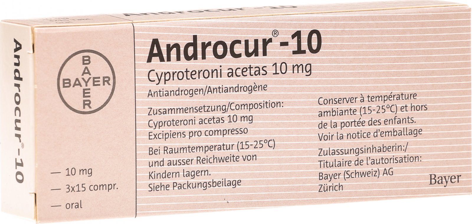 Androcur 10 Tabletten 10mg 3x 15 Stück in der Adler Apotheke