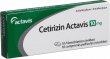 Cetirizin Actavis Filmtabletten 10mg 10 Stück