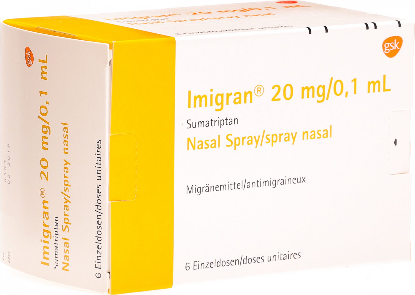 Imigran 20 Nasenspray 20mg 6x1 Dos in der Adler Apotheke