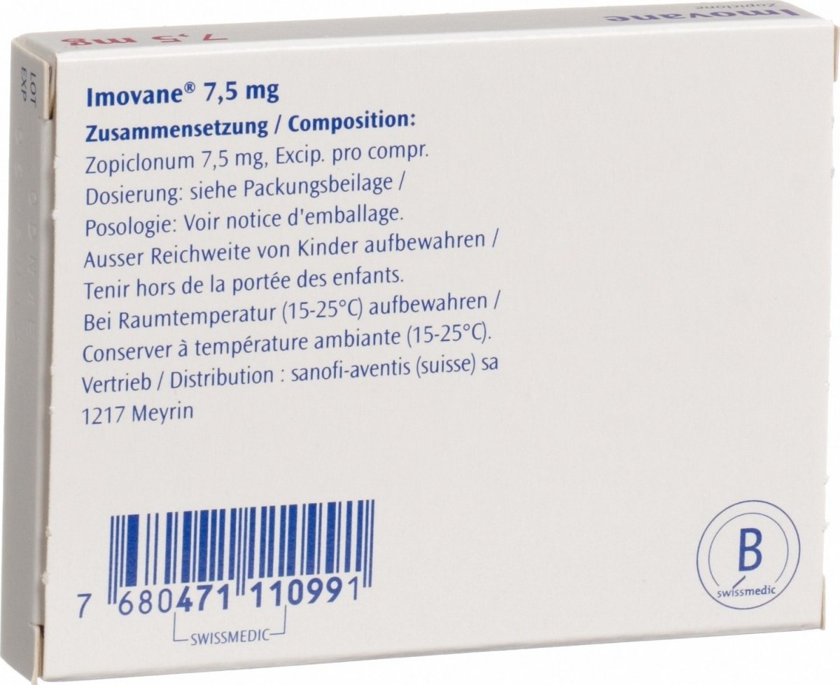 Imovane Filmtabl 7.5 Mg 10 Stk