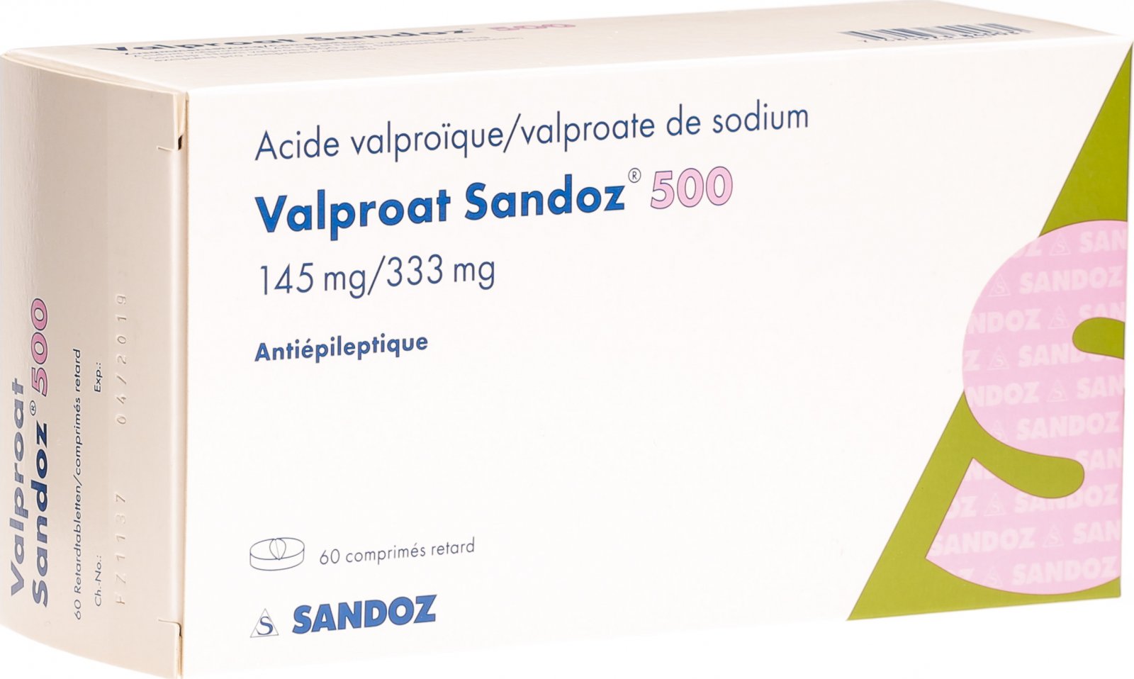 Valproat Sandoz Retard Tabletten 500mg 60 Stuck In Der Adler Apotheke