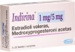 Indivina Tabletten 1mg/5mg 3x 28 Stück