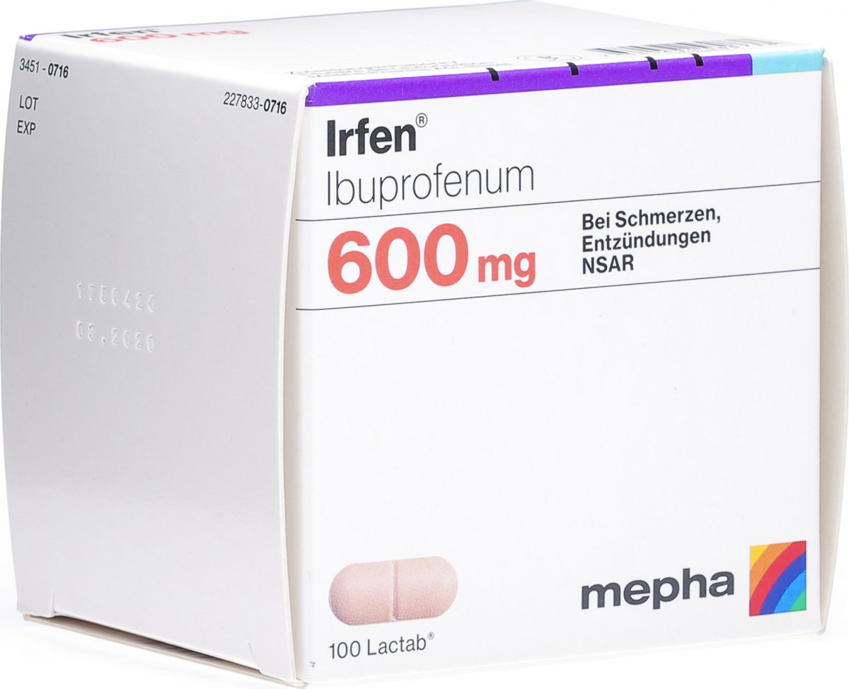 Irfen 600mg 100 Tabletten in der Adler Apotheke