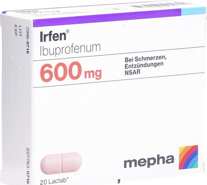 Irfen 600mg 20 Tabletten in der Adler Apotheke