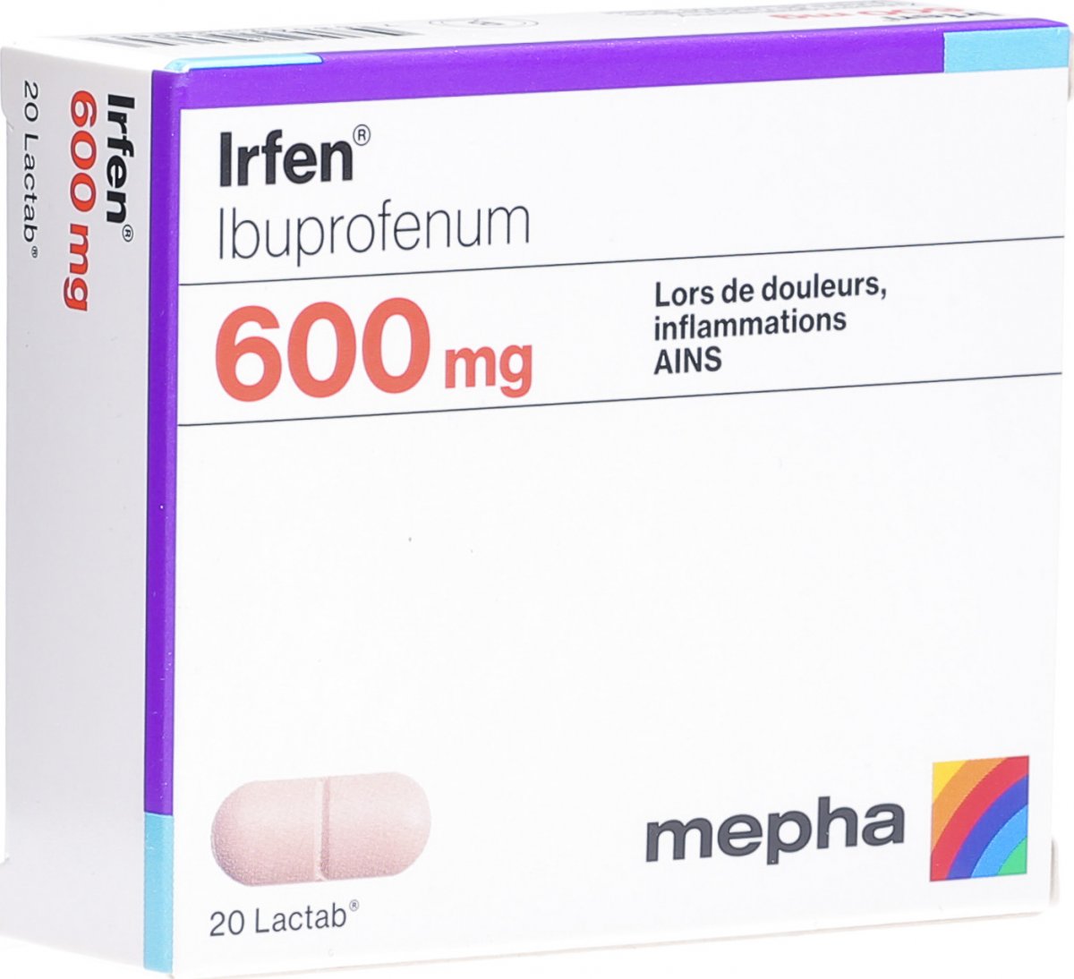 Irfen 600mg 20 Tabletten in der Adler Apotheke