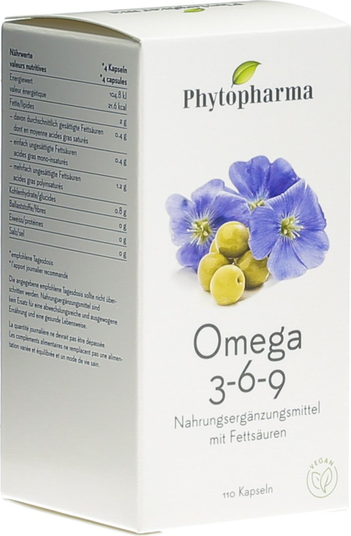 Phytopharma Omega 369 Kapseln 110 Stück in der Adler Apotheke
